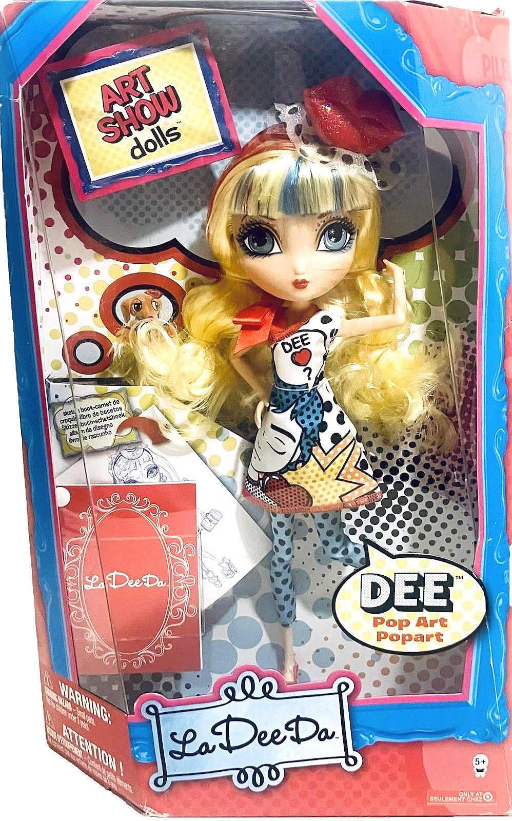 Spin Master La Dee Da Art Show Dee Pop Art 10" Fashion Doll 