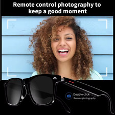 SENBONO E13 Smart Glasses Bluetooth Audio Sunglasses Blue Light Filter Black Box
