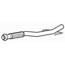 Front Exhaust Pipe With Flexi for Citroen C4 Cactus EB2/EB2F 1.2 2014-2018