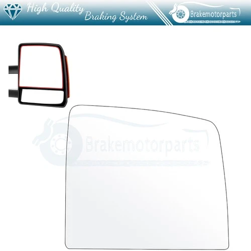 Right Side Upper Mirror Glass Towing For 2008-2017 Toyota Tundra Sequoia Flat
