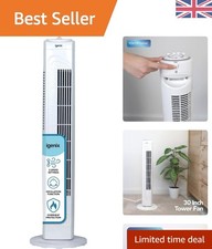 Energy Efficient 3-Speed Oscillating Tower Fan for Home, Office & Living Room