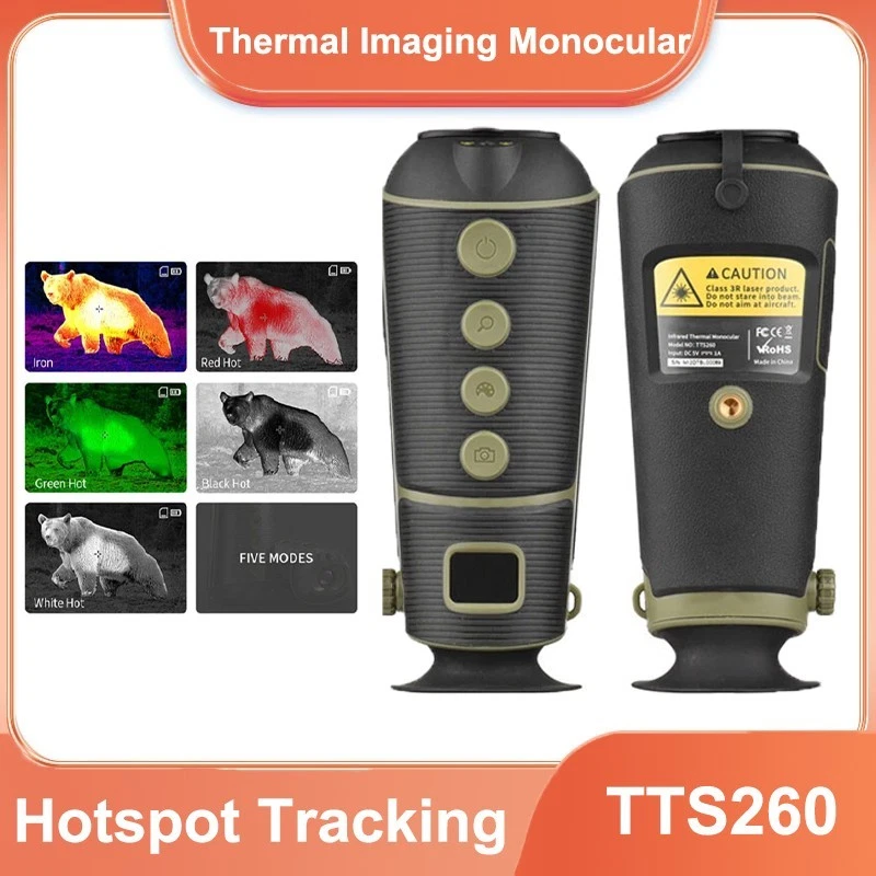 TTS260 Wärmebild Monokular Nachtsichtgerät mit Wärmesicht für die Jagd