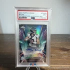2024 Topps Chrome Future Stars Autographs Bo Nix Aqua Refractor Auto PSA 9 /199