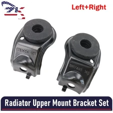 Radiator Upper Mount Bracket Set Left Right Side For 2016-2021 Honda Civic