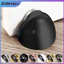 Fermaporta Magnetico in Acciaio Inox Silver in Gomma