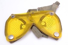   ANTIQUE YELLOW SKI MOTORCYCLE WWII GOGGLES AVIATOR RACING GLASSES