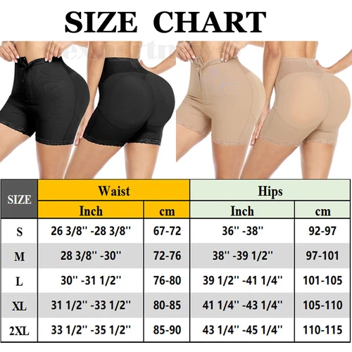 Women's FAKE ASS Butt and Hip Enhancing Booty Padded Underwear Pads Body Shaper - Picture 2 of 26