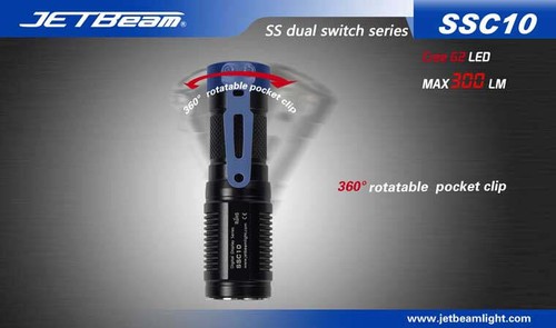 JETBeam SSC10 CREE G2 LED 300 Lumens 1 x CR123a Flashlight - Picture 6 of 12