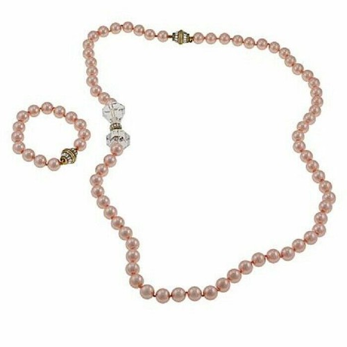Heidi Daus "Voll der Möglichkeiten" wandelbares Halskette Armband Set Navy S/M - Bild 5 von 7