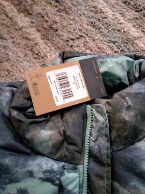 Mens 2XL North Face M PRINTED TNF JACKET 2000 WASABI ICE DYE