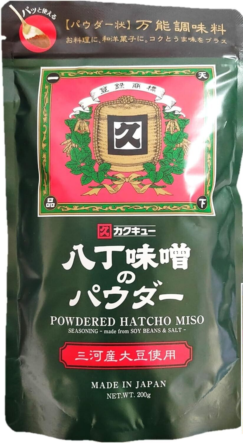 Kakukyu Pulver Hatcho Miso Large 1er Pack 200g aus Japan