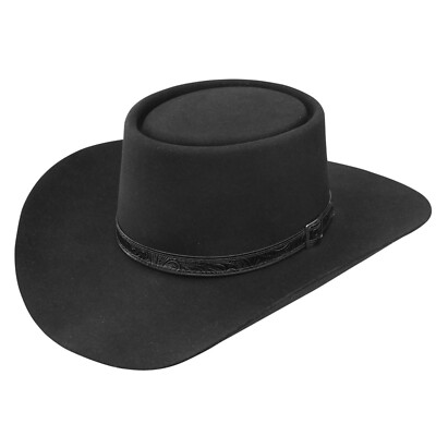 STETSON REVENGER 4X FELT GAMBLER COWBOY WESTERN HAT