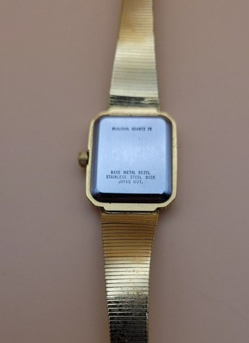 Bulova Quadrante Donna Quarzo Colore Oro T5 Beige NON TESTATO COSÌ COM'È - Foto 4 di 6