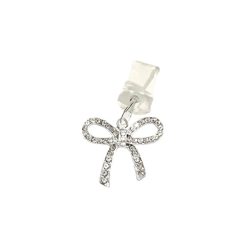 Phone Dust Plug Bow Pendant Decoration For IPhone Type-C Charging Interface - 第 5/14 張圖片