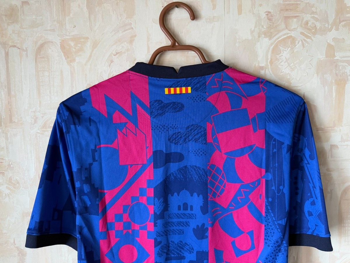 BARCELONA 2021 2022 THIRD UCL FOOTBALL SHIRT SOCCER JERSEY BARCELONA 2021 2022 THIRD UCL FOOTBALL SHIRT SOCCER JERSEY