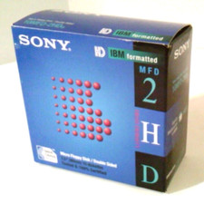Sony 10MFD-2HD Micro Floppy Disk Double Sided 1.44MB Box of Nine