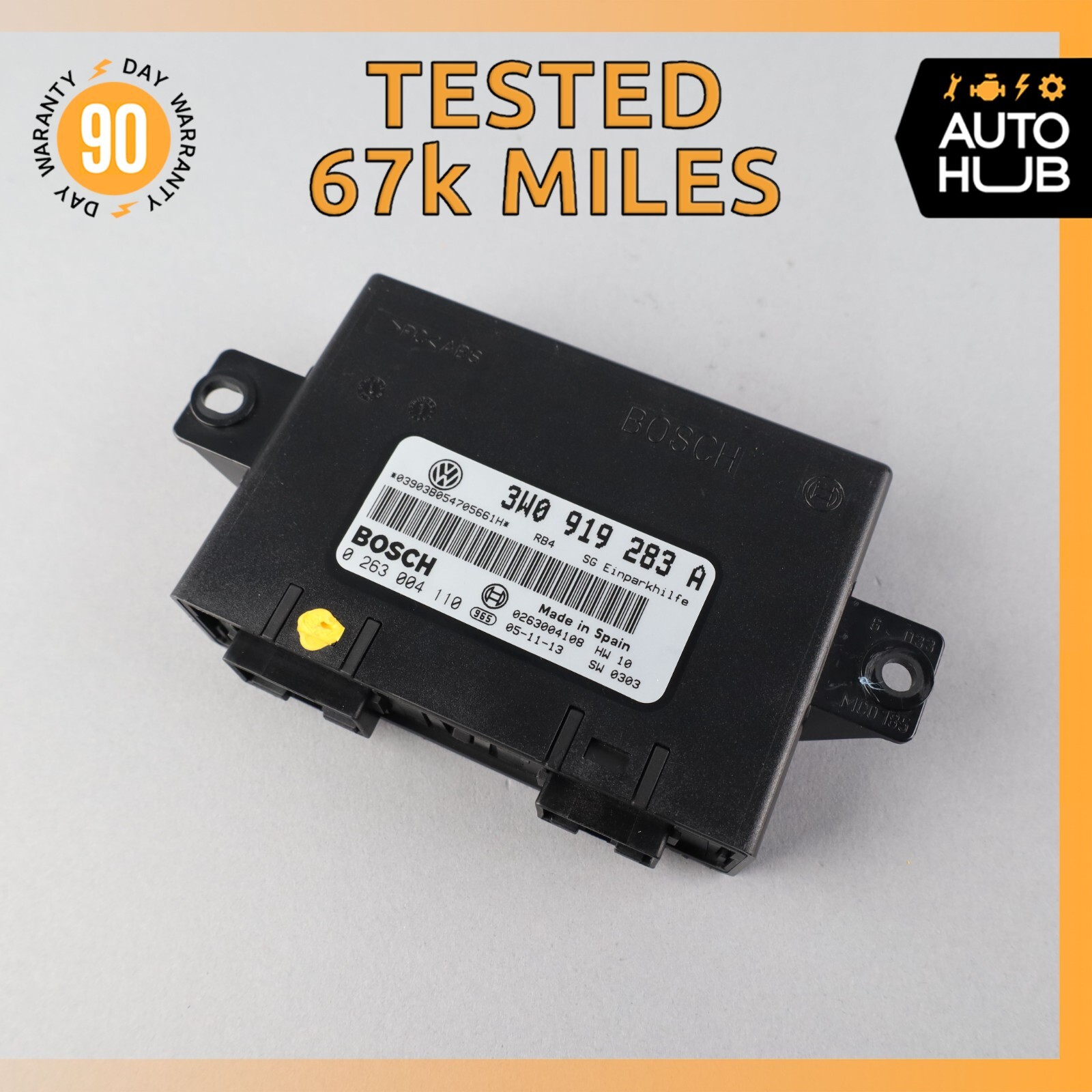 03-07 Bentley Continental Flying Spur Park Parking Assist Control Module OEM 67k