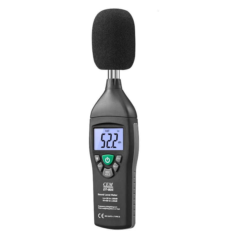 DT-805 Professional Sound Level Meter Industrial Noise Decibel Tester Noisemeter - Image 2 of 4