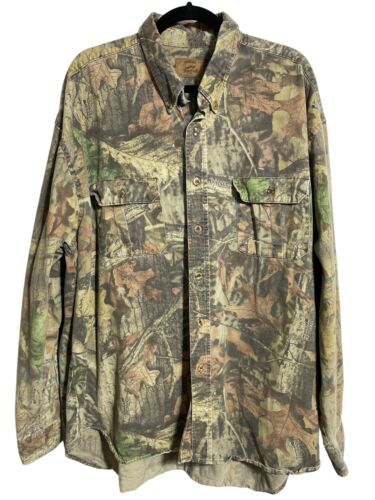 Duxbak Camouflage Button Up Shirt Advantage Timbe… - image 1