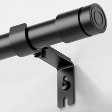 Heavy Duty Curtain Rods for Windows 66 to 120 Inch 1 inch Diameter Long Curta...