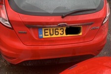 FORD FIESTA MK7 MK7.5 2009-2017 5 DOOR COMPLETE REAR BACK BUMPER IN RED JA8