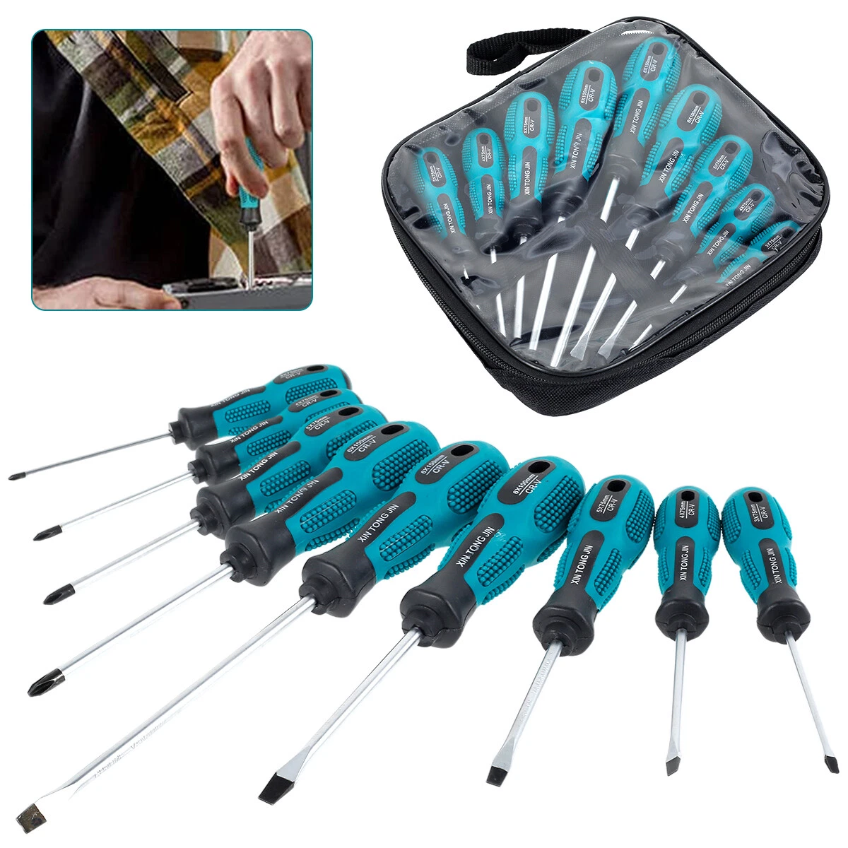 Magnetic tip screwdriver on sale set