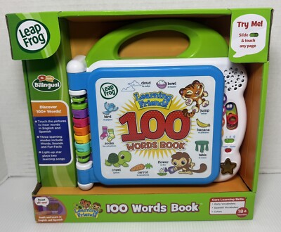 LeapFrog Learning Friends 100 Words Book - 80601540 for sale