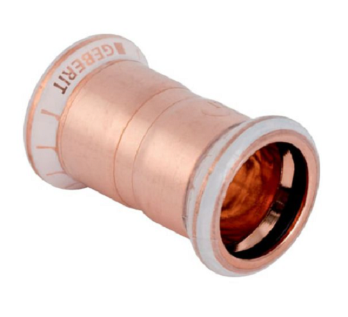 Geberit Mapress Straight Coupling 108mm Copper 62013