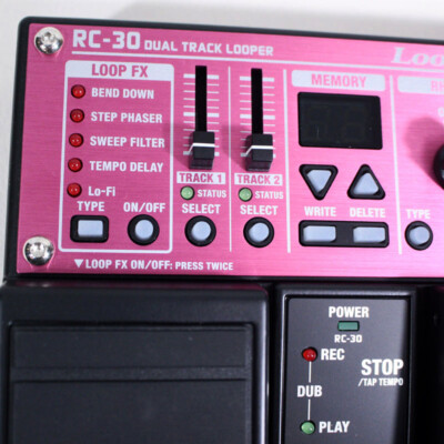 Boss RC-30 Looper Dual Track Loop Station Guitar Effect Pedal used