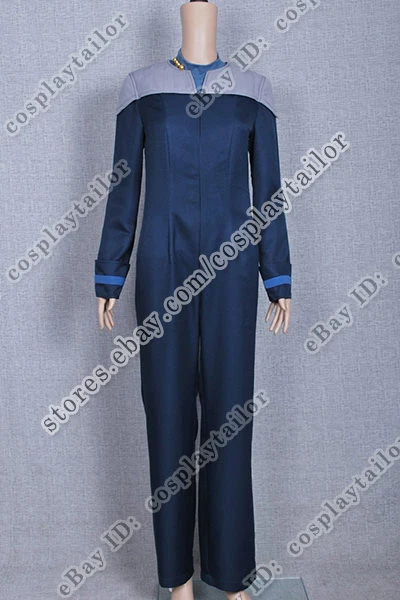 Uniforme Se Ajusta a Star Trek La Próxima Generación Disfraz Deanna Troi Halloween Foto 2 de 4
