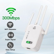 300M WIFi Repeater Wi-Fi Amplifier 802.11N 2.4GHz Wireless Signal Booster