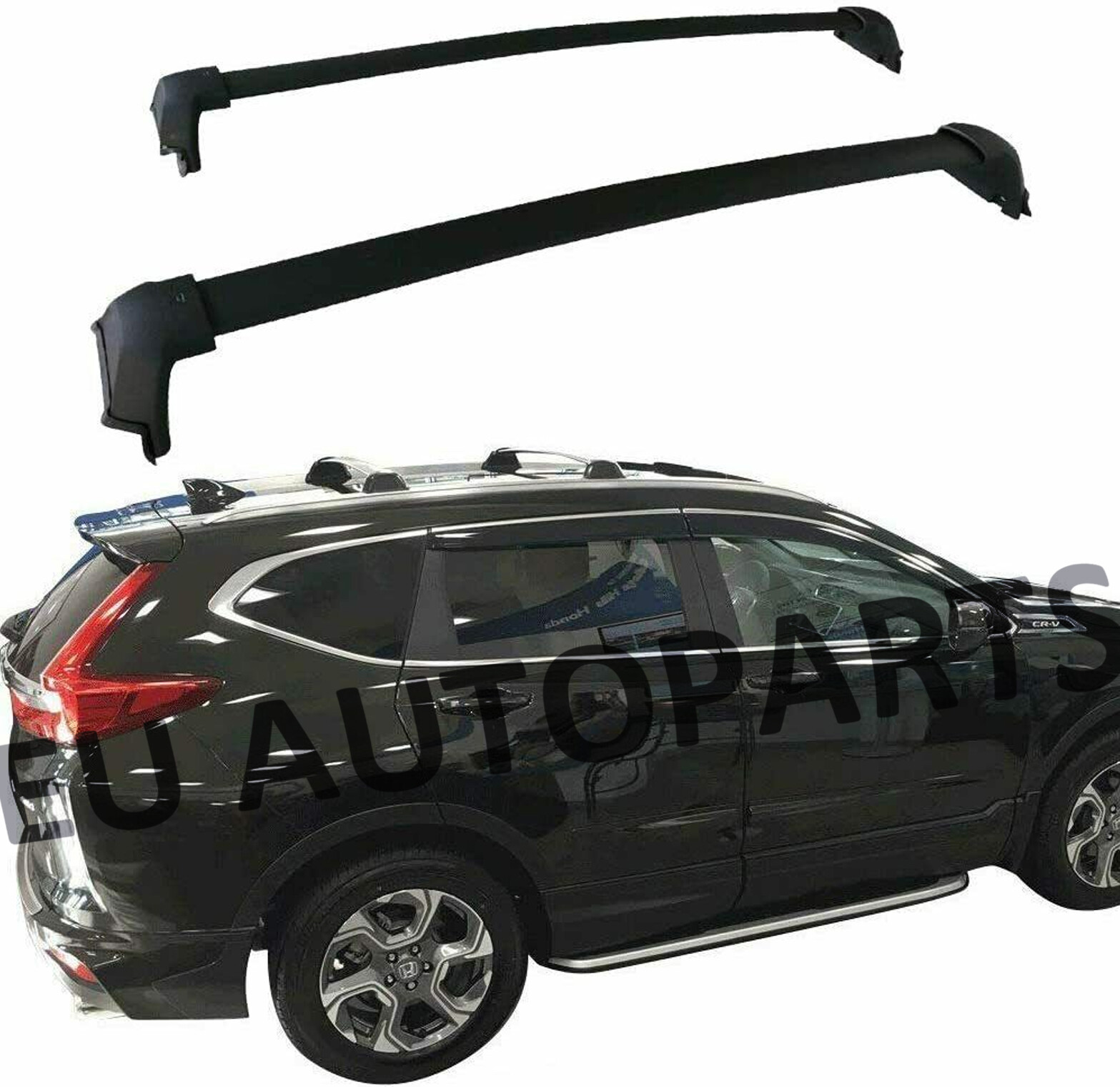 FOR HONDA CRV MK4 20132018 ALUMINUM BLACK L&R ROOF CROSS RAILS BARS