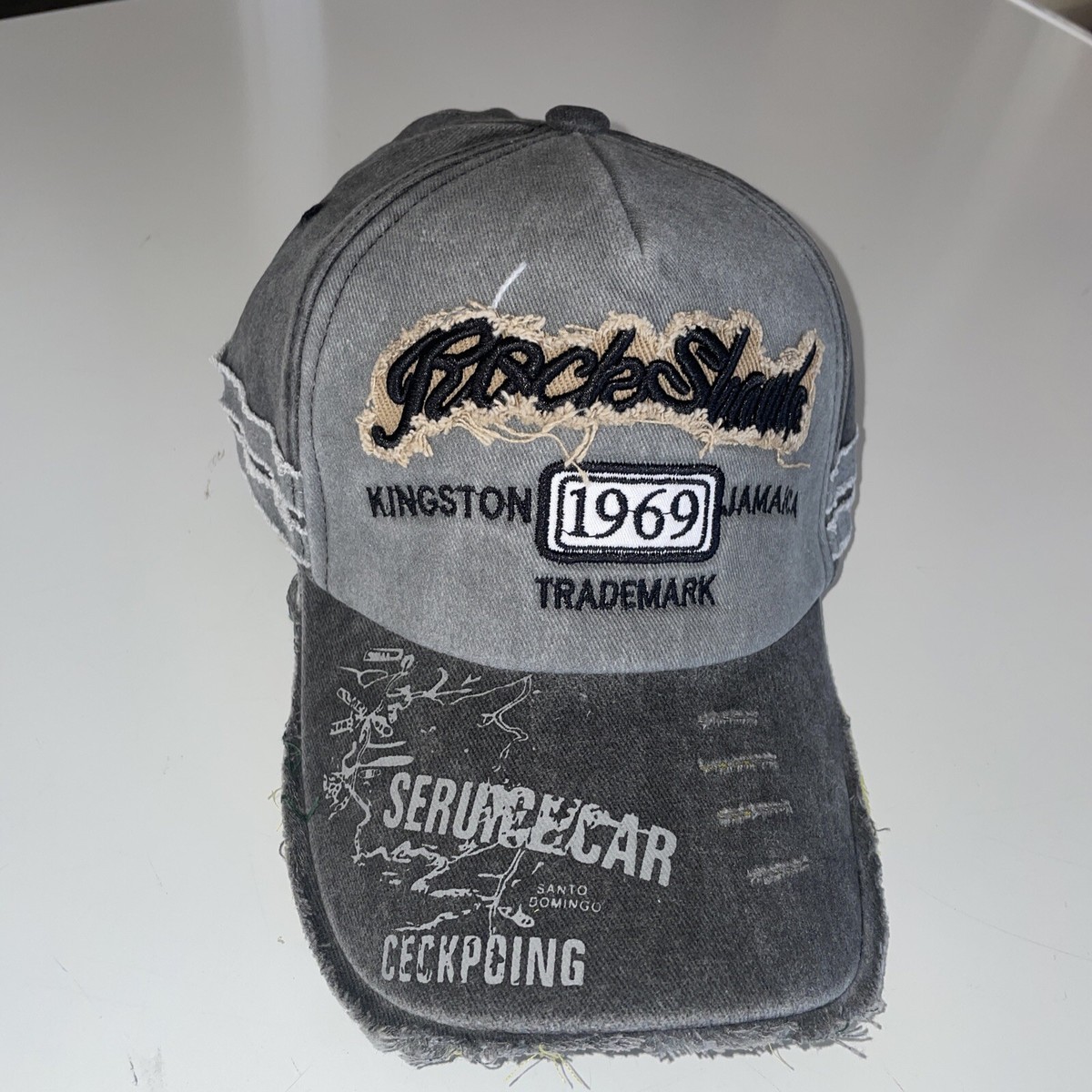 New Rock Shank Kingston Jamaica 1969 Distressed Adult Hat Cap