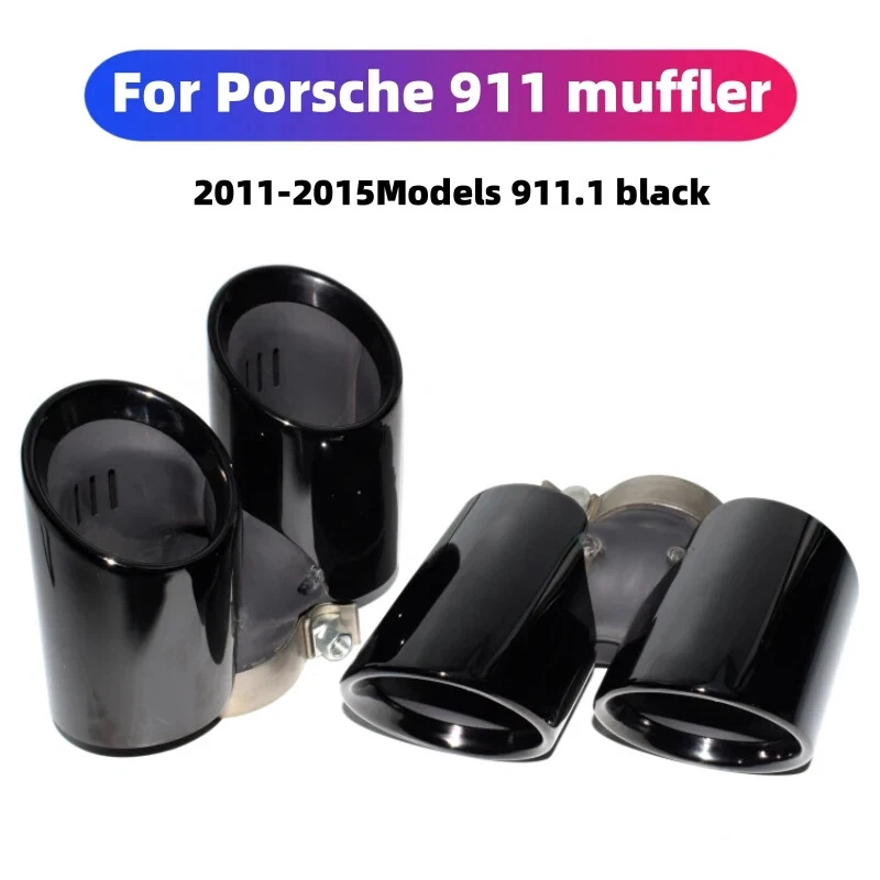 Tubo de escape para Porsche 911 2011-18 punta de tubo de escape de acero inoxidable Foto 3 de 4