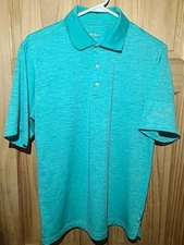Walter Hagen Golf Shirt Polo Mens Small Turquoise