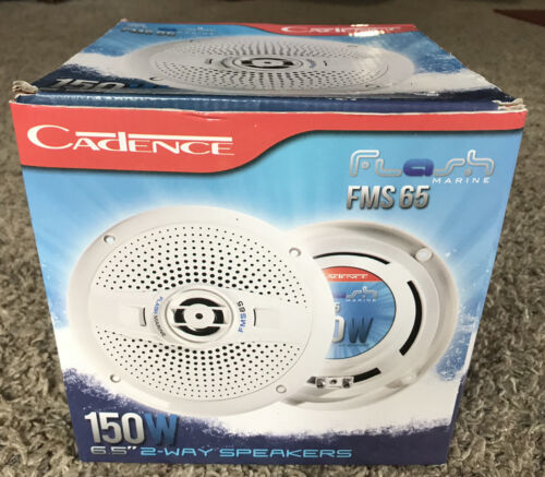 Cadence SQS65W Marine Speakers / 6.5", 120W, 2-Way, Seaqua High Fidelity - Black