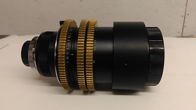 Used Computar 12.5-75mm/F1.2 Manual CCTV Zoom Lens with C-Mount & Brass Gears