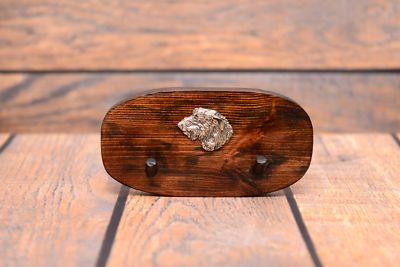 Irish Wolfhound type 2 - wooden hanger with image of a dog, quality, Art Dog USA