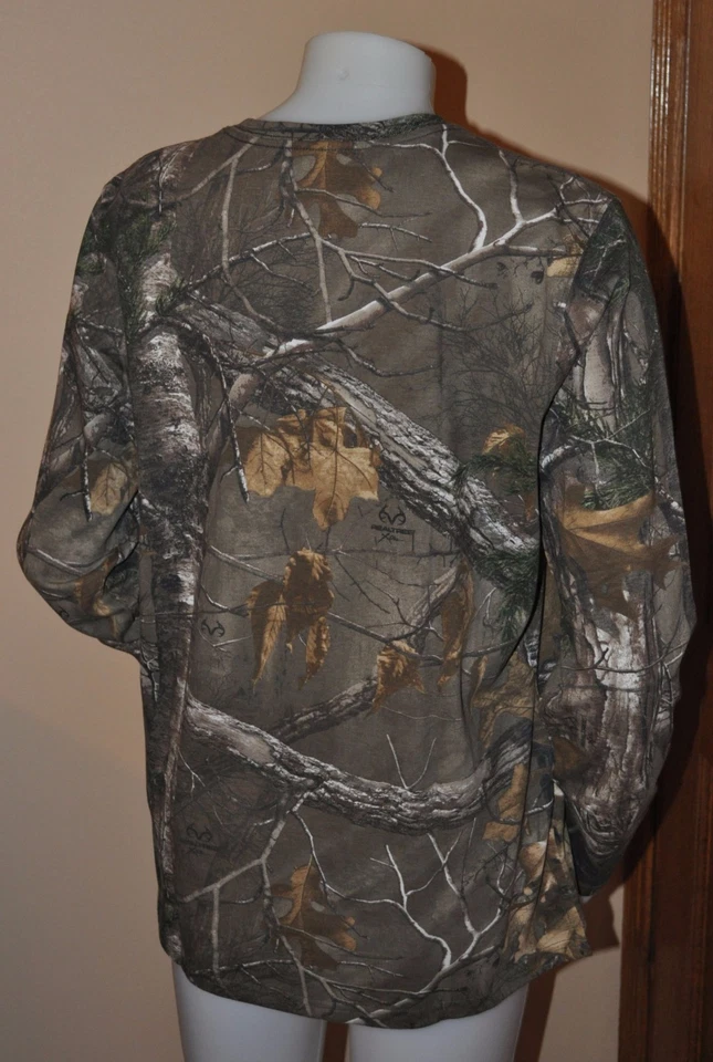 Gander Mountain Guide Series Women's Camo Cotton T-Shirt Long Sleeve Large NEW - Image 4 of 4