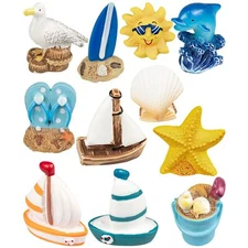 3D Beach Shoe Decoration Charms for Boy Girl Teens Men Women Adults