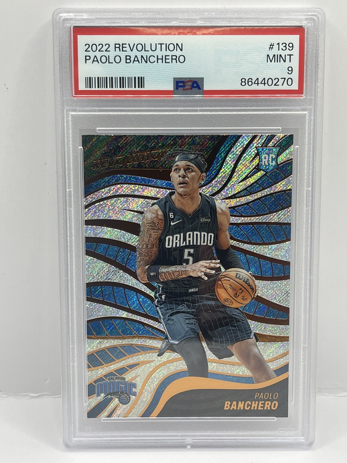 2022-23 Panini Revolution #139 RC Paolo Banchero PSA 9