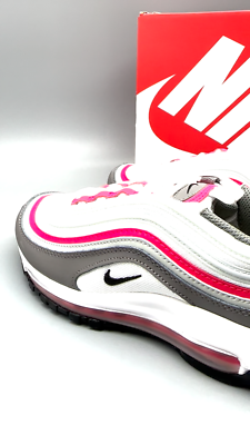 Nike Air Max 97 GS Big Kids' Size 7Y / Womens 8.5 White Red Grey