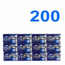 200pc Dorco Prime Platinum Double Edge Razor Blades for Barber and Professionals