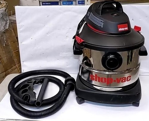 Shop-Vac USA 5989405 8 Gallon 6 Peak Hp Stainless Steel Wet Dry Utility Vacuum