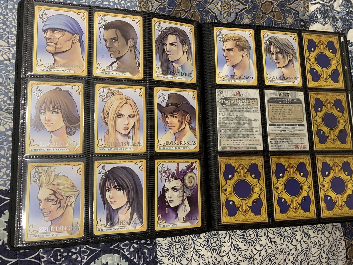 Final Fantasy 8 VIII FF8 Triple Triad 110 Complete Set Final Fantasy 8 VIII FF8 Triple Triad 110 Complete Set