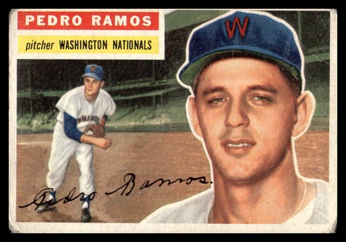 1956 Topps Pedro Ramos #49 Washington Senators Baseballkarte