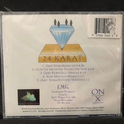 24 KARAT Quiet Storm EP 1996 Rare Indie R&B CD Brand New Sealed | eBay