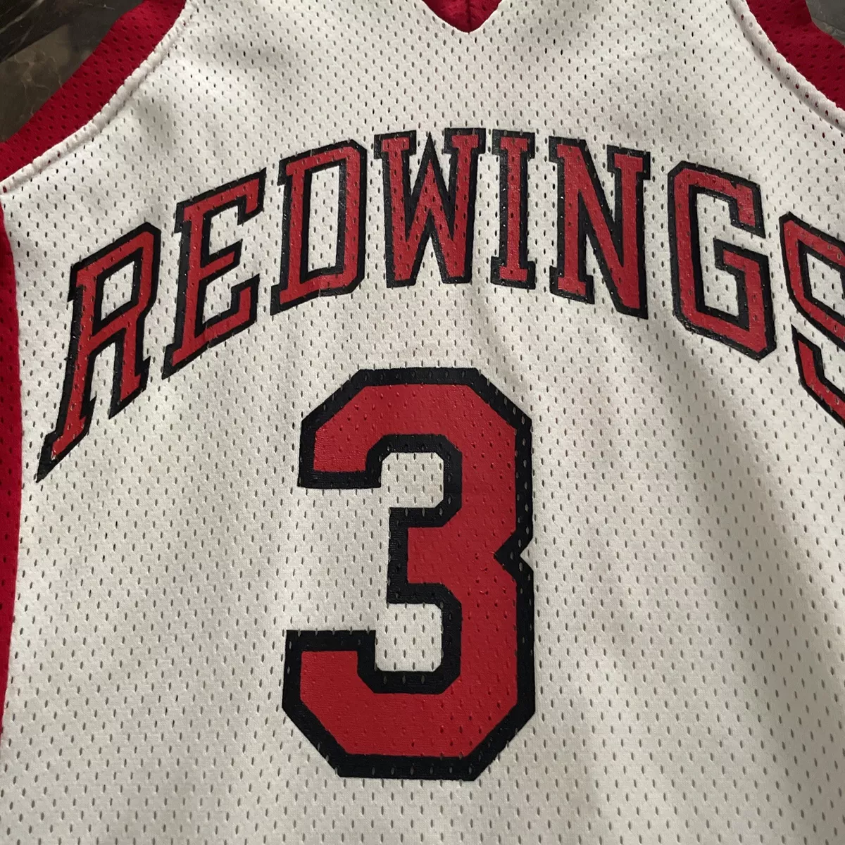 Hoboken Redwings Game Used High School Basketball Jersey 3 by
