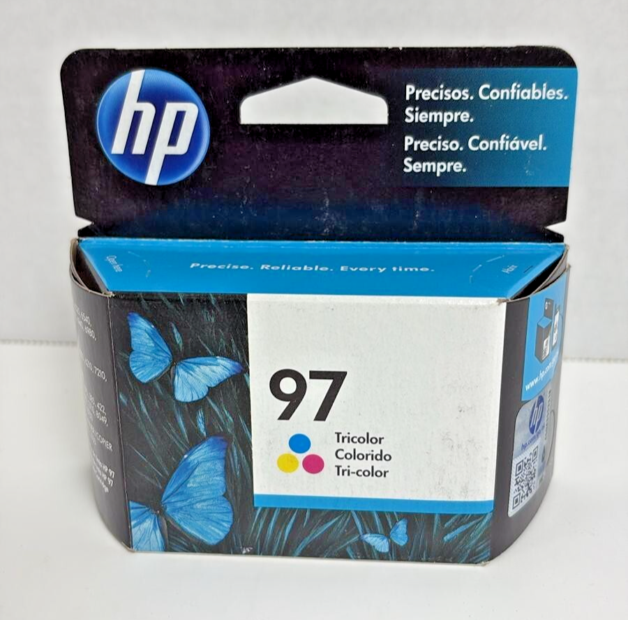 HP 97 Tri-Color Ink Cartridge C9363WL - Latin - Expired Apr 2019-image