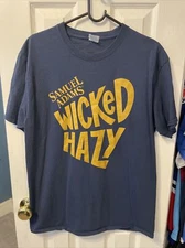 Samuel Adams wicked hazy men’s blue shirt size Medium